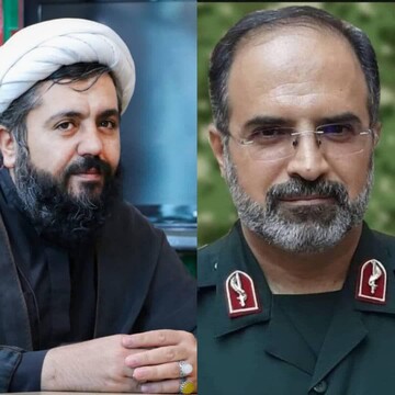 تبریک دبیر قرارگاه فرهنگی اجتماعی خاتم الاوصیای قم به سردار موحد