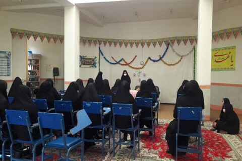 تصاویر/ مراسم ولادت امام حسن عسکری در مدرسه علمیه فاطمیه تقده