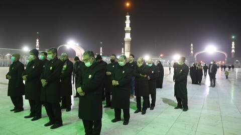تصاویر/ خادمان امام هشتم در مسجد مقدس جمکران
