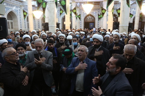 تصاویر/ مراسم سالگرد آیت الله العظمی سید محمد باقر موحد ابطحی در مسجد اعظم