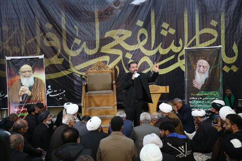 تصاویر/ مراسم سالگرد آیت الله العظمی سید محمد باقر موحد ابطحی در مسجد اعظم