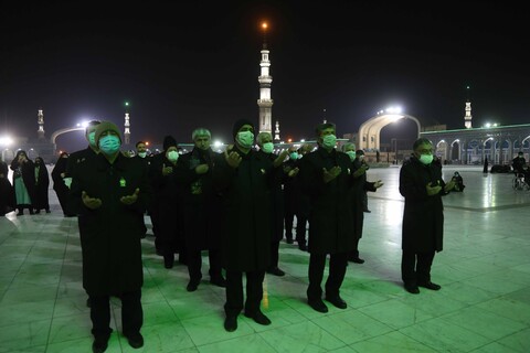 تصاویر/ خادمان امام هشتم در مسجد مقدس جمکران