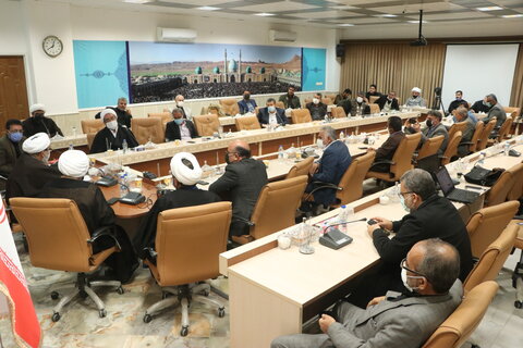حجت‌الاسلام والمسلمین محمدحسن رحیمیان در نشستی با مسئولان شورای هیأت‌های مذهبی کشور