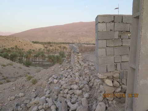 تصاوير/تخريب حاصل از زلزله در روستای کووه سیاهو بخش مرکزی بندرعباس