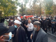 پیکر آیت الله مجتهد شبستری در تهران تشییع شد