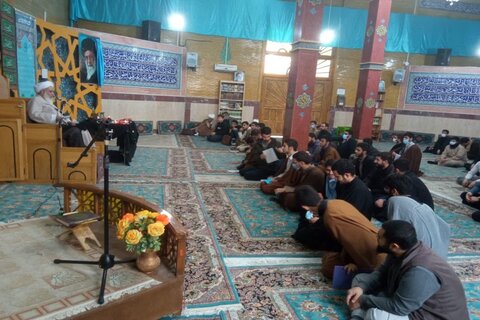 تصاویر/ حضور آیت الله علماء در مدرسه علمیه امام خمینی(ره) شهر کرمانشاه