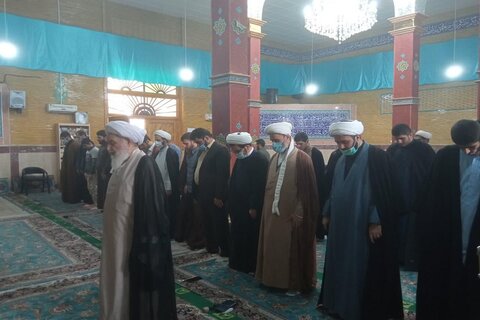 تصاویر/ حضور آیت الله علماء در مدرسه علمیه امام خمینی(ره) شهر کرمانشاه