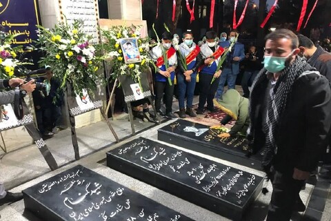 تصاویر/ مراسم تشییع شهید گمنام در سلماس