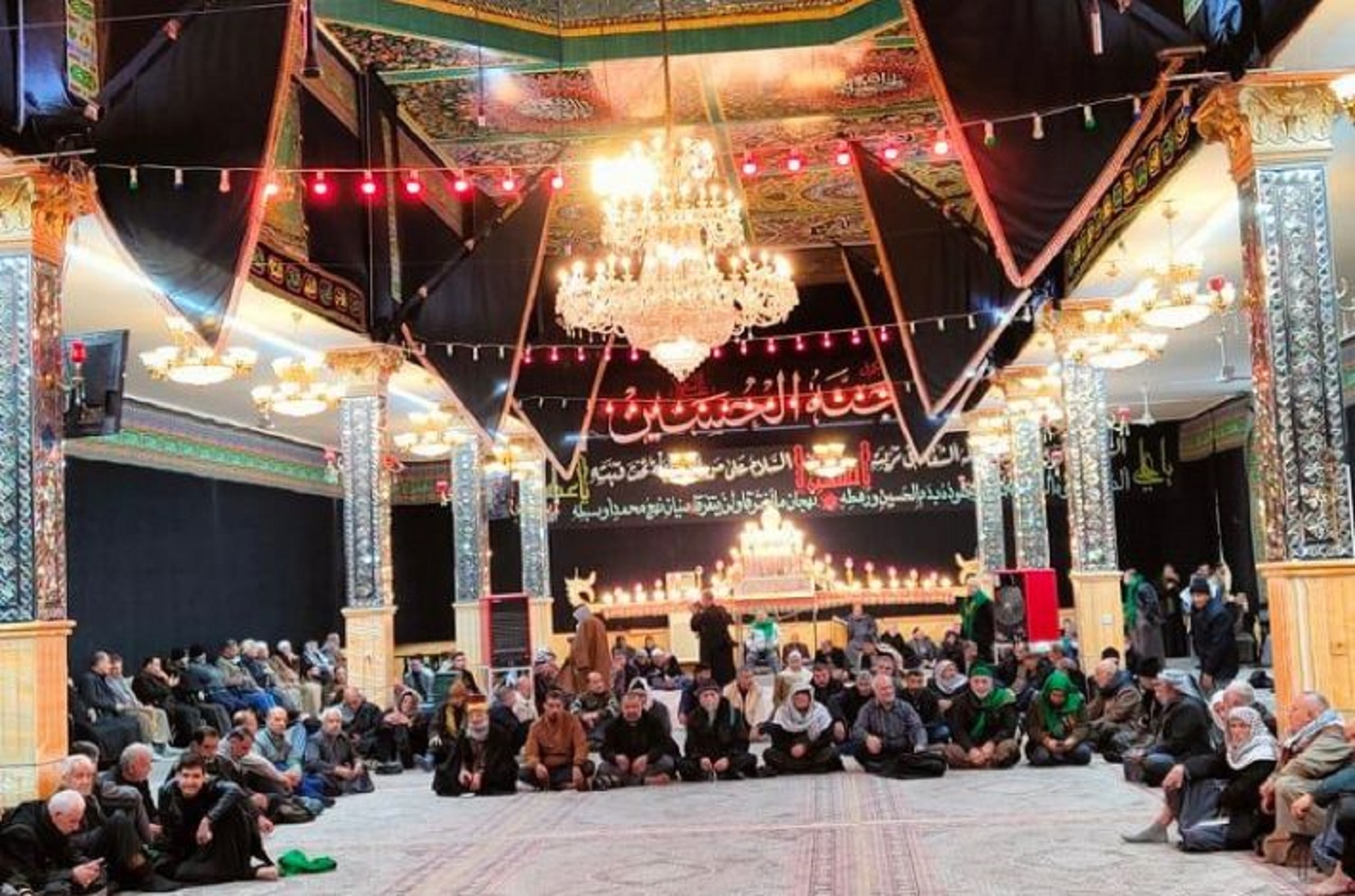 The Karbala united mourning procession holds the first mourning activities in the holy city of Mashhad