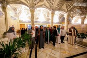 وفد من مسلمي أوروبا وأفريقيا برئاسة متولي الحضرة القادرية يتشرف بزيارة العتبة العلوية المقدسة