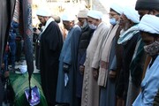تصاویر/ ہزاروں نم آنکھوں کے ساتھ سابق امام جمعہ کرگل  مولانا شیخ غلام حسن واعظی سپرد خاک، نماز جنازہ میں بڑی تعداد میں لوگوں نے کی شرکت