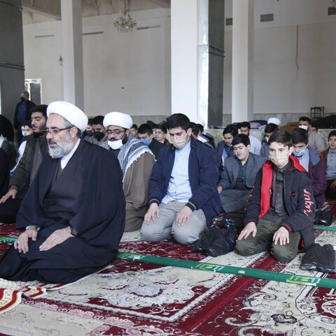 تصاویر/ اردوی طلاب مدرسه علمیه امیرالمومنین(ع) تبریز در امامزاده سیدمحمد کججانی