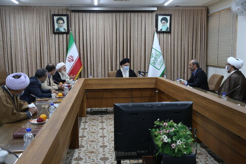 تصاویر/ دیدار رئیس سازمان صدا وسیما با آیت الله بوشهری