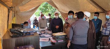 مدیر حوزه علمیه فارس از مناطق زلزله زده هرمزگان بازدید کرد