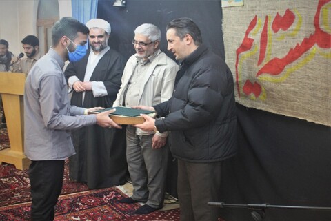 تصاویر/ مراسم هفته بسیج در مدرسه علمیه امام خمینی (ره) خوی