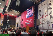 سنگ تمام پایتخت شور و شعور حسینی برای ذوالفقار حزب‌الله | فوران عشق جوانان ایرانی به سید مقاومت + فیلم