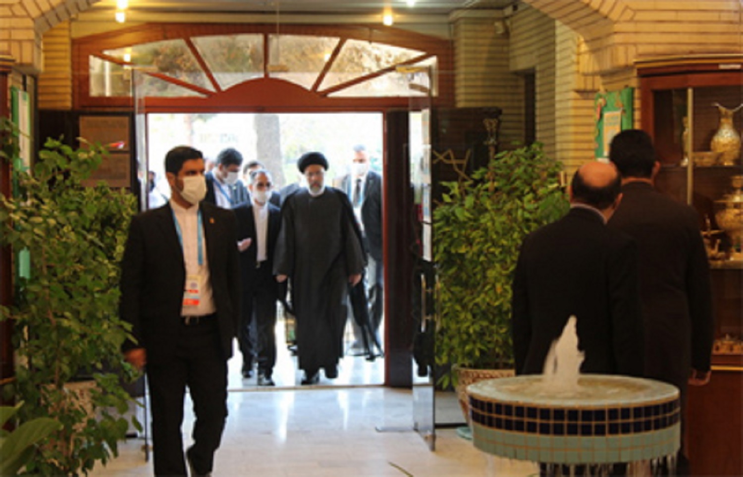 President Ibrahim Raisi visits the Cultural Mission of the Islamic Republic of Iran in Ashgabat