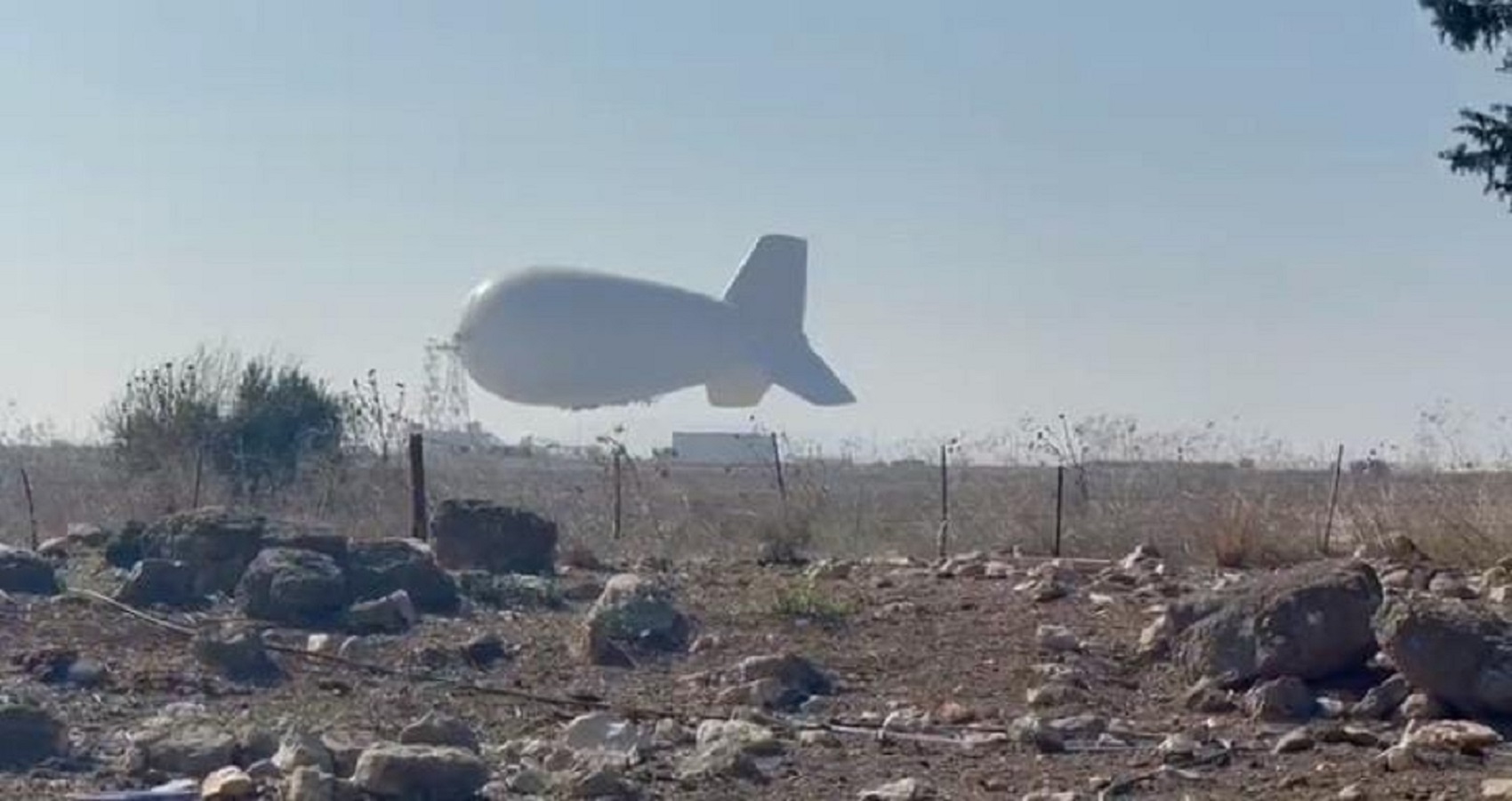 Israeli Enemy Launches Missile-detecting Balloon over North of Occupied Palestine