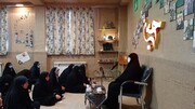 مراسم مهمانی لاله‌ها در حوزه علمیه خواهران بناب برگزار شد