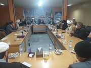 حضور جمعی از جانبازان حوزه علمیه اصفهان در بنیاد شهید و امور ایثارگران