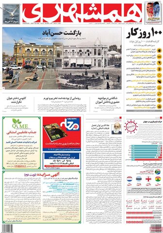صفحه اول روزنامه‌های شنبه 13 آذر ۱۴۰۰