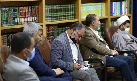 تصاویر/ دیدار اعضای اتحادیه علمای جعفری ترکیه(جابر) با آیت الله اعرافی