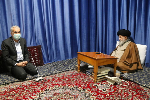 تصاویر / دیدار وزیر جدید آموزش و پرورش با آیت الله علوی گرگانی