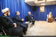 بالصور/ وزير التعليم والتربية الإيراني الجديد يلتقي بمراجع الدين والعلماء بمدينة قم المقدسة