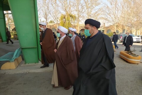 تصاویر/ مراسم تشییع پدر شهید روحانی، شهید تمکین وش
