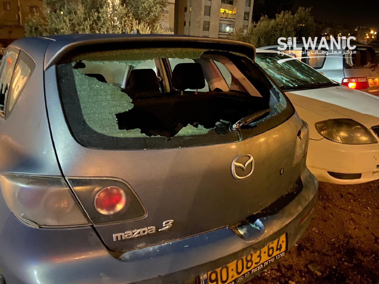 Israeli settlers vandalize Palestinian vehicles