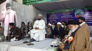 تصاویر/ تنظیم المکاتب میں سہ روزہ عظیم الشان قرآن و محمد (ص) کانفرنس کا پہلا جلسہ منعقد