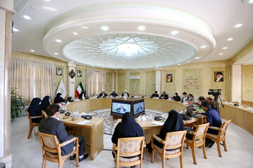 تصاویر/ نشست خبری مدیر جامعة الزهرا(س)