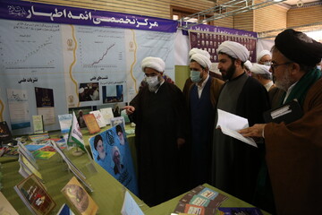 تصاویر/ افتتاح نمایشگاه دستاوردهای پژوهشی مرکز فقهی ائمه اطهار(ع)