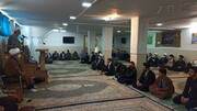 تصاویر/ درس اخلاق در مدرسه علمیه امام صادق(ع) بیجار