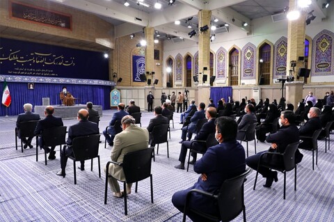 نرس ڈے کی مناسبت سے نرسز کی رہبر انقلاب اسلامی سے ملاقات