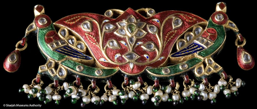 Enameled jewelry ornament
From the Museum of Islamic Civilization, Sharjah