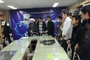 تصاویر/ بازدید طلاب مدرسه علمیه امام صادق (ع) قروه از کتابخانه عمومی شهید مدرس