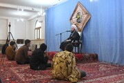 تصاویر / جلسه درس اخلاق مدرسه علمیه امام خمینی (ره) شهرستان خوی
