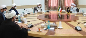 دیدار اعضای دبیرخانه کنفرانس بین المللی تبلیغ جهانی دین با رئیس جامعةالمصطفی