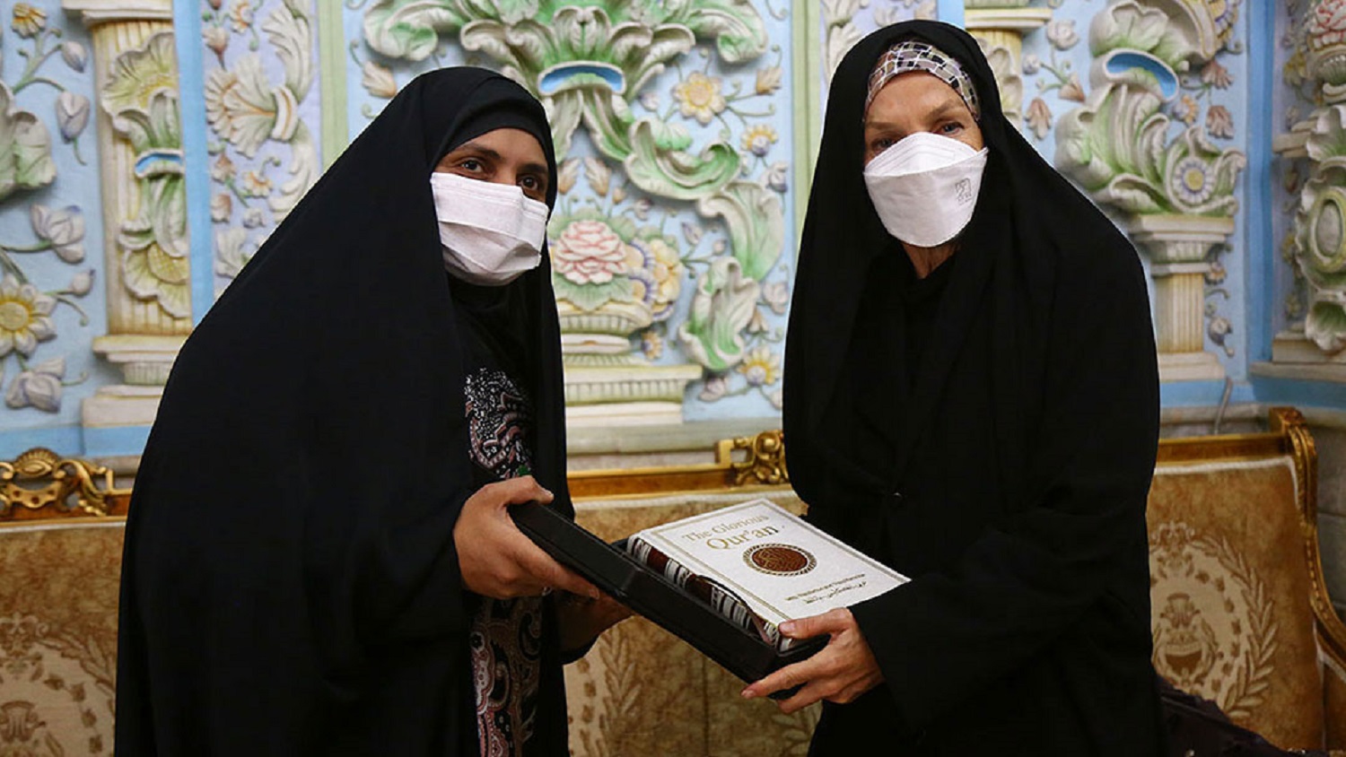 Australian Ambassador at the Shrine of Hazrat Masuma in Qom