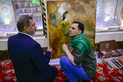 بازدید مدیر موزه حرم امام حسین(ع) از رویداد بین المللی ام المقاومه