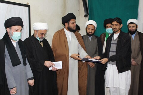 قم المقدسہ میں جامعہ روحانیت بلتستان پاکستان کے زیر اہتمام مضمون نویسی مقابلہ و تقسیم انعامات
