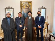 The representatives of the director of seminaries attended the Vatican embassy in Iran