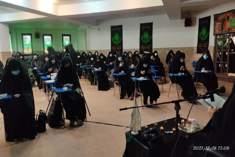 تصاویر/ مراسم شهادت حضرت زهرا (س) در مدرسه علمیه الزهرا (س) ارومیه