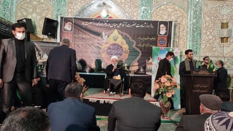 مراسم شب شهادت حضرت زهرا (س) در آستان مقدس آقا علی عباس و شاهزاده محمد بادرود