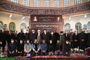 بالصور/ طلاب العلوم الدينية وطلاب الجامعة في محافظة خوزستان يلتقون بممثل الولي الفقية في خوزستان