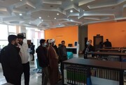 تصاویر/ بازدید طلاب مدرسه علمیه خاتم الانبیاء سنندج از کتابخانه مرکزی امام خامنه ای