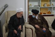 نماینده ولی فقیه در آذربایجان غربی به دیدار روحانی پیشکسوت شاهین دژی رفت + عکس