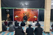 تصاویر/ مراسم عزاداری ایام فاطمیه در مدرسه علمیه رسول اکرم (ص) تکاب