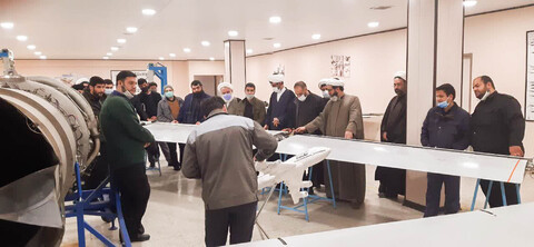 تصاویر/ بازدید جمعی از طلاب دوره سیاسی حوزه اصفهان از شرکت هواپیما سازی(هسا)